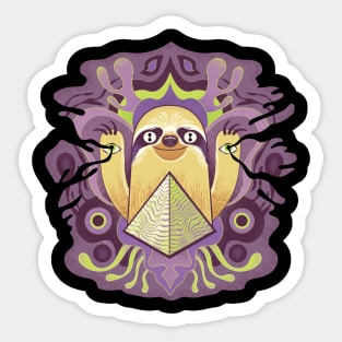 Psychic Sloth Sticker